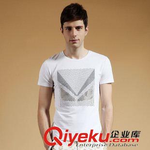 T恤 襯衫 DK 2015新款春夏男士t恤韓版男式打底衫時尚修身鑲磚男上衣原始圖片3