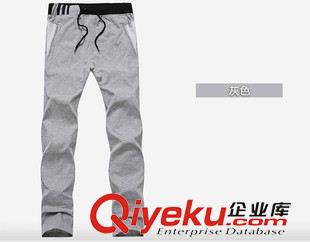 褲子 批發(fā)男裝新款休閑運(yùn)動(dòng)長(zhǎng)褲8711#純棉舒適透氣休閑運(yùn)動(dòng)小腳褲原始圖片2