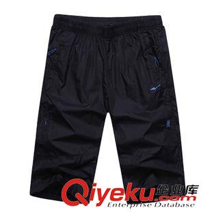 褲子 批發(fā)夏季男裝休閑運(yùn)動(dòng)五分褲558#時(shí)尚滌綸柔軟透氣休閑運(yùn)動(dòng)籃球褲原始圖片3
