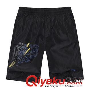 褲子 夏季男裝新款滌綸舒適柔軟透氣休閑運(yùn)動(dòng)五分褲籃球褲7913#批發(fā)