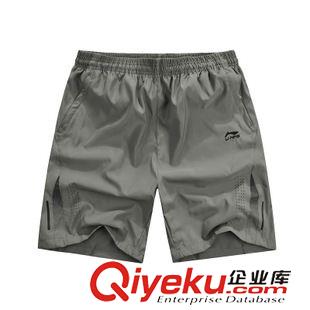 褲子 夏季男裝新款滌綸舒適柔軟透氣休閑運(yùn)動(dòng)五分褲籃球褲7913#批發(fā)原始圖片3