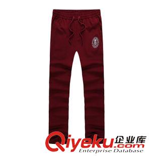 褲子 春夏新款時尚韓版男士休閑長褲純棉修身排汗速干寬松戶外運動褲原始圖片2