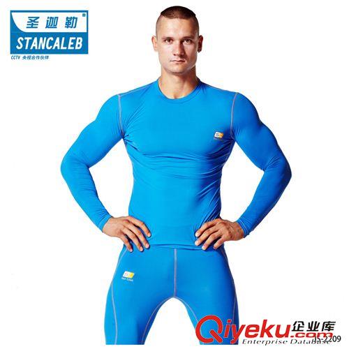 緊身衣 長(zhǎng)袖緊身衣  圓領(lǐng)圓袖男士上衣 長(zhǎng)袖運(yùn)動(dòng)  廠家直銷(xiāo) 批發(fā)零售原始圖片2