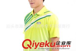 ----情侶套裝區(qū)--- 2015 新款  吸濕排汗 男女短袖休閑 翻領(lǐng)清新短袖套裝原始圖片3
