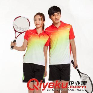 網(wǎng)羽毛球服 奧體新款網(wǎng)球服運動服 男女T恤上裝原始圖片3