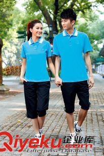 短袖+七分褲 競邁 羽毛球服 定制 批發(fā)  班服 隊服 夏季 短袖七分褲套裝原始圖片2