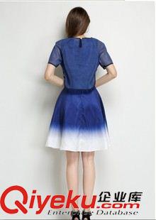 2015歐美gd面料潮裝 歐洲站2015夏季新款 歐美dp時尚女裝連衣裙 鏤空性感顯瘦連衣裙原始圖片2