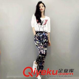 2015時尚套裝潮 2015夏季新款  時尚不規則小清新甜美襯衫襯衣 女