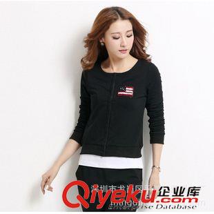 大碼女裝 歐洲站2015春裝新款 歐美時(shí)尚三件套套裝女運(yùn)動(dòng)套裝衛(wèi)衣40464原始圖片2