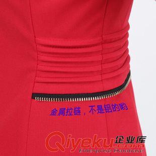9月18女裝 2015春秋款女裝韓版拉鏈修身中長(zhǎng)款小西裝外套 女休閑西服批發(fā)