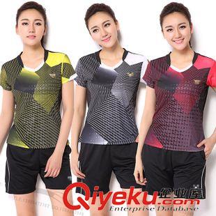 羽毛球服系列 新品特價(jià)包郵女裝羽毛球服男女款羽毛球運(yùn)動T恤短袖運(yùn)動球衣短褲