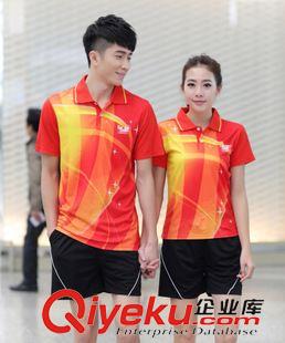 乒乓球服系列 團購乒乓球服套裝男女夏情侶款乒乓球衣比賽訓練運動服裝短袖短褲原始圖片3
