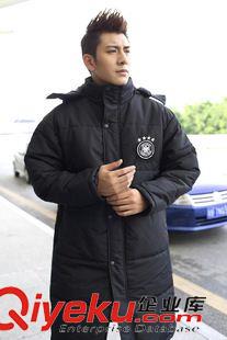 大衣 公版大衣中國隊大衣足球訓練服運動棉衣男加長款棉大衣