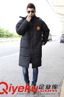 大衣 曼聯隊大衣中國隊大衣足球訓練服運動棉衣男長加長款棉大衣原始圖片2