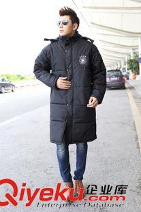 棉衣 大衣中國隊大衣足球訓練服運動棉衣男德國隊大衣加長款棉大衣9988原始圖片2