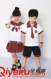 校服 園服 供應幼兒園園服 小學生校服 2013新款童裝 男童 短袖運動套裝原始圖片3