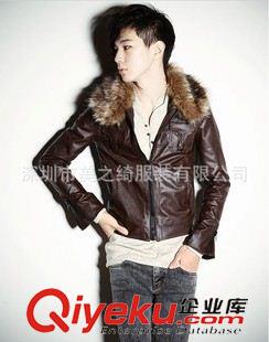 皮衣 夾克 供應(yīng)新款酷形 男士皮夾克 專業(yè)品質(zhì)歡迎來(lái)圖來(lái)樣定做原始圖片3