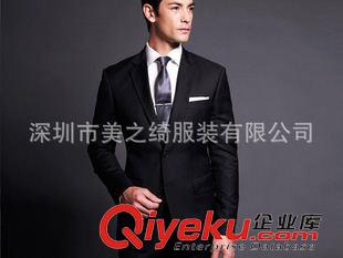 西裝 西服 深圳廠家加工訂做修身時(shí)尚高檔條紋男士西裝西服 可按樣版定制原始圖片2
