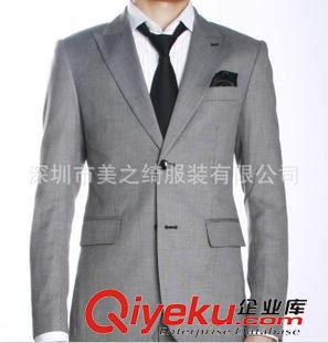 西裝 西服 深圳廠家直銷男式西裝制服套裝、商務(wù)男士西裝專業(yè)定做原始圖片2