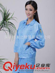 防靜電工作服 供應防靜電服 防靜電工作服 防靜電大褂 防靜電翻領大褂 白色大褂原始圖片3