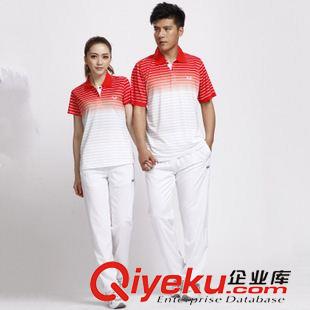 長(zhǎng)褲 廠家直銷(xiāo)批發(fā)新款 1480 1481男女情侶款羽毛球單件T恤衫原始圖片3