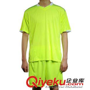 足球服 廠家直銷批發 運動服球衣 2455五色 光板空白版短袖足球服套裝原始圖片2