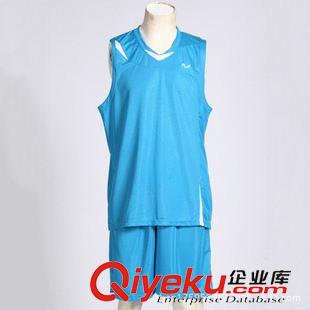 男子籃球服 批發(fā)1403新款zp越奧運動比賽訓(xùn)練服 男 籃球服套裝 藍(lán)球衣原始圖片3